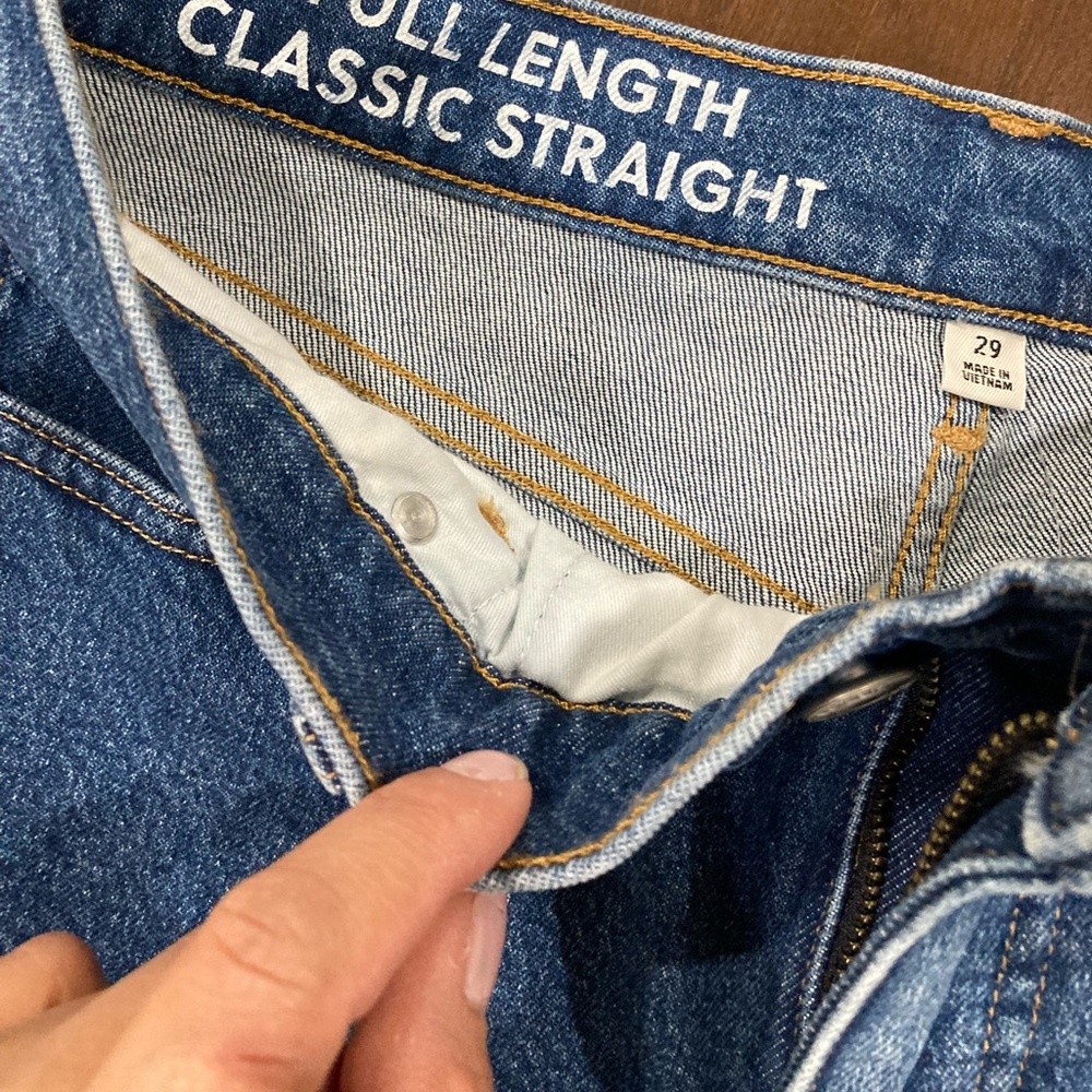 J. Crew Blue Denim Women’s Full-Length Classic Straight Overalls